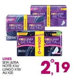 Rosa Cash Lines Seta Ultra Notte offerta