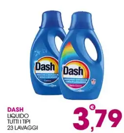 Rosa Cash Dash liquido tutti i tipi offerta