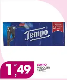 Rosa Cash Tempo fazzoletti offerta