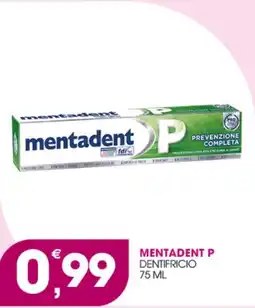 Rosa Cash Mentadent P dentifricio offerta