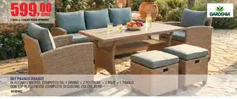 Set pranzo brandy Gardenia