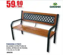 Self Panchina 2 posti Gardenia offerta