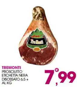 Rosa Cash Prosciutto etichetta nera disossato offerta