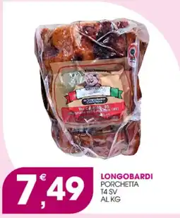 Rosa Cash Longobardi Porchetta offerta
