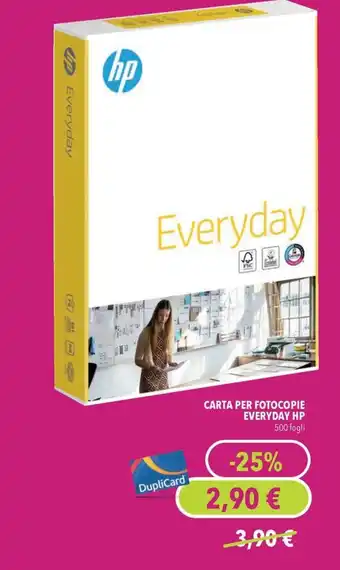 Carta per fotocopie Everyday HP