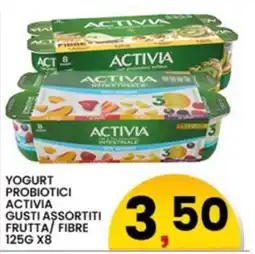 Interspar Yogurt probiotici Activia gusti assortiti frutta/fibre offerta