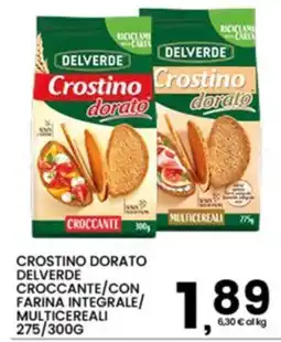 Interspar Crostino dorato Delverde croccante offerta