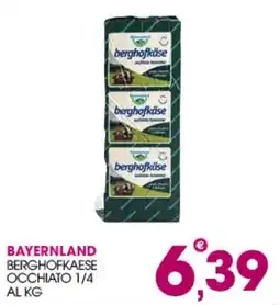 Rosa Cash Bavaria Berghofkaese occhiato offerta