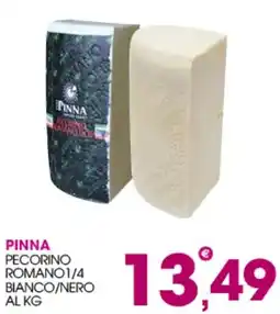 Rosa Cash Pinna pecorino romano 1/4 bianco/nero offerta