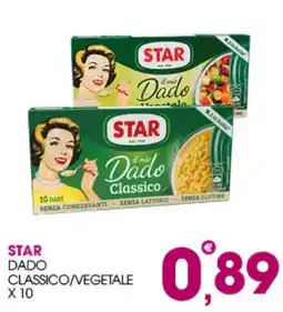 Rosa Cash Star dado classico/vegetale offerta