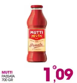 Rosa Cash Mutti Passata offerta