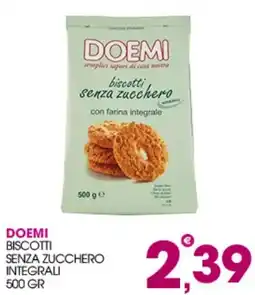 Rosa Cash Doemi biscotti senza zucchero integrali offerta