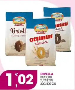 Rosa Cash Divella biscotti tutti i tipi offerta