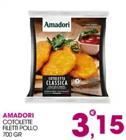 Rosa Cash Amadori cotolette filetti pollo offerta