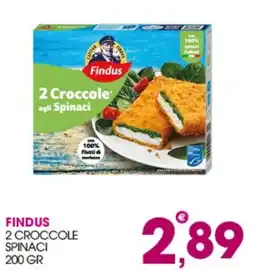 Rosa Cash Findus 2 Crocchette agli Spinaci offerta