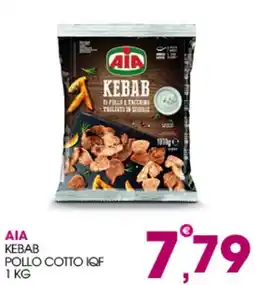 Rosa Cash AIA Kebab pollo cotto IQF offerta