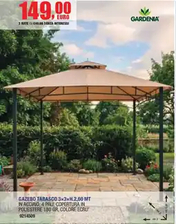 Self Gazebo Tabasco Gardenia offerta