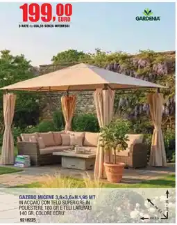 Self Gazebo Micene Gardenia offerta