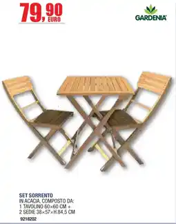 Self Set Sorrento Gardenia offerta