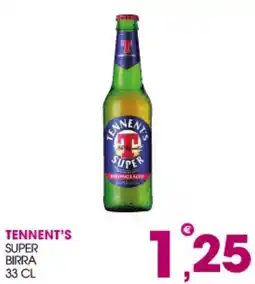 Rosa Cash Tennent's super birra offerta