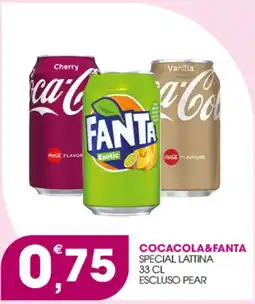 Rosa Cash Cocacola&Fanta special lattina offerta