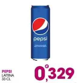 Rosa Cash Pepsi lattina offerta