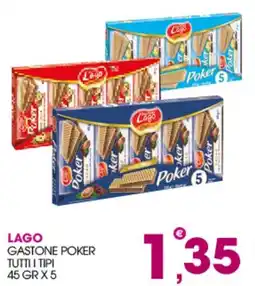 Rosa Cash Lago Gastone Poker offerta