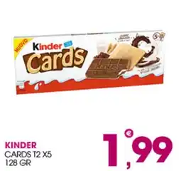 Rosa Cash Kinder Cards offerta
