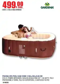 Self Piscina spa pool ease zone 3 gardenia offerta