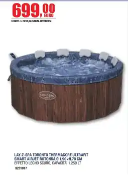 Self Lay-z-spa toronto thermacore ultrafit offerta