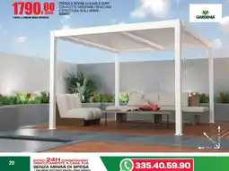 Self Pergola Reviva Gardenia offerta