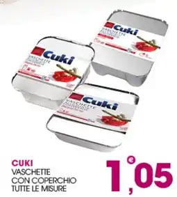 Rosa Cash Cuki vaschette con coperchio offerta