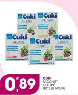 Rosa Cash Cuki sacchetti gelopiù offerta