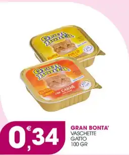 Rosa Cash Gran Bonta' vaschette gatto offerta