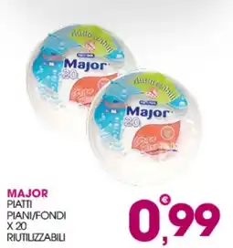 Rosa Cash Major piatti piani/fondi offerta