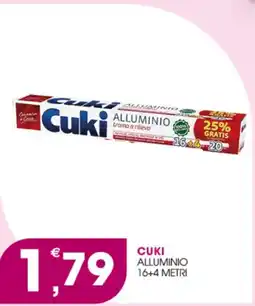 Rosa Cash Cuki alluminio offerta