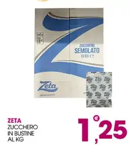 Rosa Cash Zucchero in bustine Zeta offerta