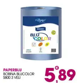 Rosa Cash Paperblu bobina blucolor offerta