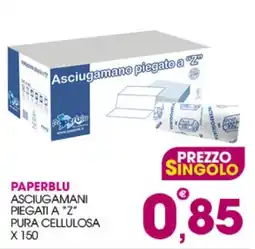 Rosa Cash Paperblu asciugamani piegati a "z" offerta