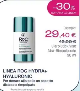 BENU Farma RoC Hydra+ Hyaluronic Siero Stick Viso Idra-Rimpolpante offerta