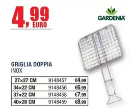 Self Griglia doppia inox Gardenia offerta