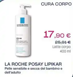 BENU Farma La Roche Posay Lipikar offerta