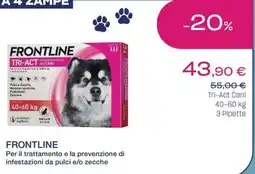 BENU Farma Frontline Tri-Act Cani offerta