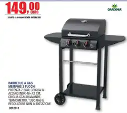 Self Barbecue a gas Memphis 3 fuochi offerta