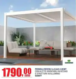 Self Pergola Reviva Gardenia offerta