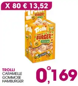 Rosa Cash Trolli caramelle gommose hamburger offerta