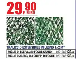 Self Traliccio estensibile in legno offerta