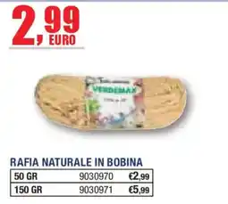 Self Rafia naturale in bobina offerta