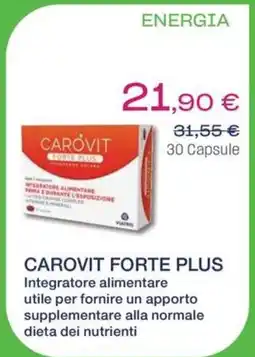 BENU Farma Carovit Forte Plus offerta