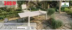 Self Tavolo Zara estensibile in alluminio Gardenia offerta